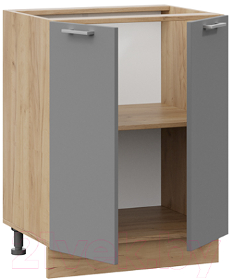 Шкаф-стол кухонный ТриЯ Габриэлла 1Н6 (дуб крафт золотой/титан)