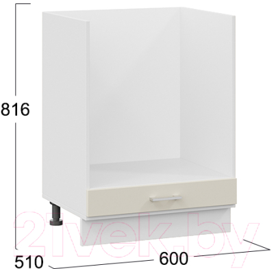 Шкаф под духовку ТриЯ Габриэлла 1Н6Б (белый/крем)