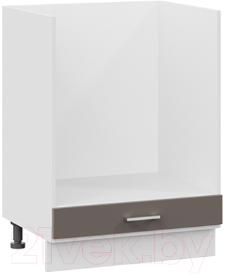 Шкаф под духовку ТриЯ Габриэлла 1Н6Б (белый/муссон) - фото