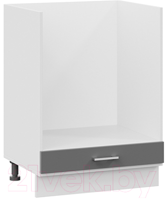 Шкаф под духовку ТриЯ Габриэлла 1Н6Б (белый/титан) - фото