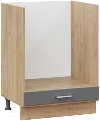 Шкаф под духовку ТриЯ Габриэлла 1Н6Б (дуб крафт золотой/титан) - фото