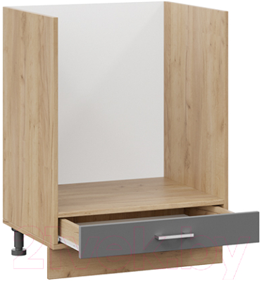 Шкаф под духовку ТриЯ Габриэлла 1Н6Б (дуб крафт золотой/титан)