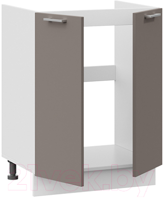 Шкаф под мойку ТриЯ Габриэлла 1Н6М (белый/муссон)