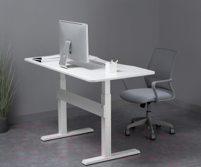 Письменный стол Ergosmart Air Desk L (белый)