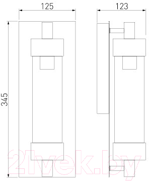 Бра уличное Elektrostandard Pipe D / 35151/D