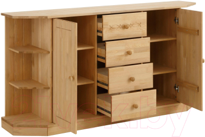 Тумба Dipriz Indra 2дв 1618 Д.1277.01 (бейц/масло)