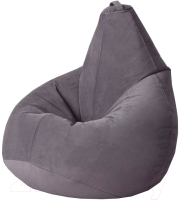 Бескаркасное кресло Kreslomeshki Груша XXL / GV-130x90-A (антрацит) - фото