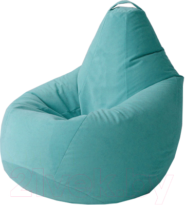 Бескаркасное кресло Kreslomeshki Груша XXL / GV-130x90-M (ментол) - фото