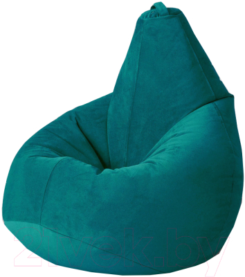 Бескаркасное кресло Kreslomeshki Груша XXXL / GV-145x100-TB (темная бирюза) - фото