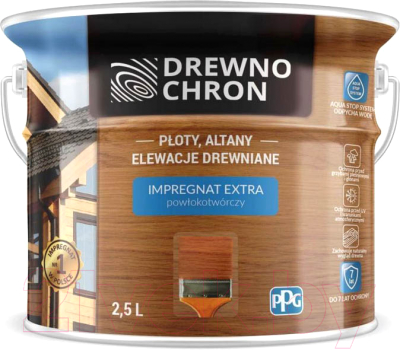 Пропитка для дерева Dekoral Drewnochron Пленкообразующая - фото