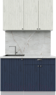 Готовая кухня Интерлиния Берес 1.2А - фото