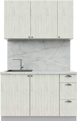 Готовая кухня Интерлиния Берес 1.3А - фото