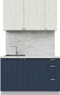 Готовая кухня Интерлиния Берес 1.3А - фото