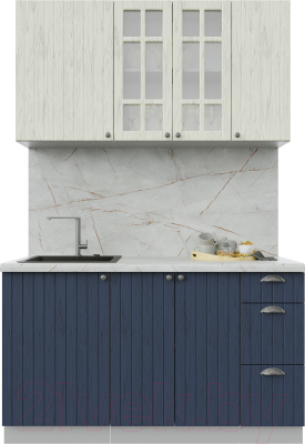 Готовая кухня Интерлиния Берес 1.4А - фото