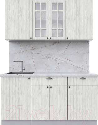 Готовая кухня Интерлиния Берес 1.6А - фото