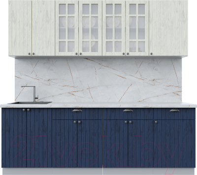 Готовая кухня Интерлиния Берес 2.3А - фото