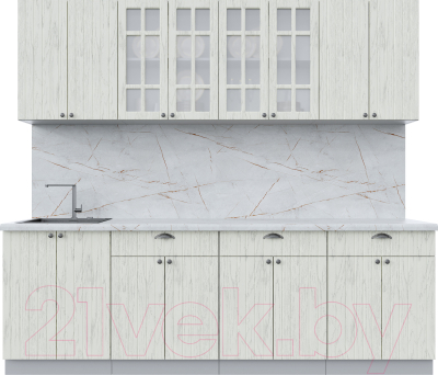 Готовая кухня Интерлиния Берес 2.4А - фото