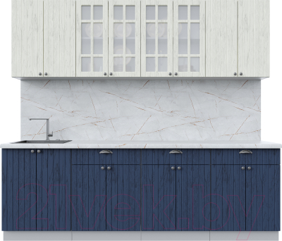 Готовая кухня Интерлиния Берес 2.4А - фото