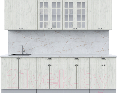 Готовая кухня Интерлиния Берес 2.6А - фото