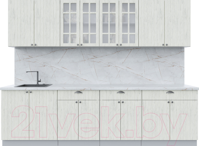 Готовая кухня Интерлиния Берес 2.8А - фото