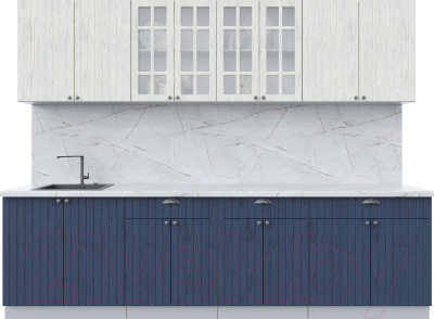 Готовая кухня Интерлиния Берес 2.8А - фото