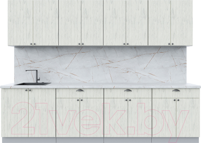 Готовая кухня Интерлиния Берес 2.9А - фото