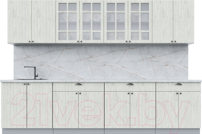 Готовая кухня Интерлиния Берес 3.1А - фото