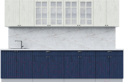 Готовая кухня Интерлиния Берес 3.1А - фото