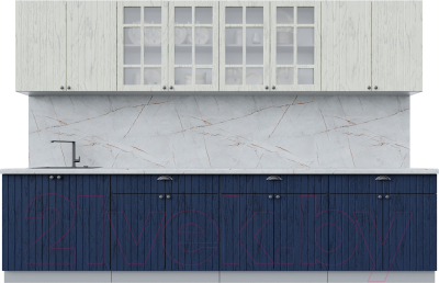 Готовая кухня Интерлиния Берес 3.2А - фото