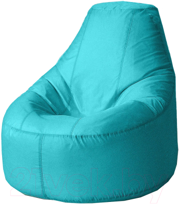 Бескаркасное кресло Kreslomeshki Айтишник XXL / AO-85x85-BI (бирюза) - фото