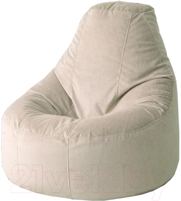 Бескаркасное кресло Kreslomeshki Айтишник XXL / AV-85x85-L (латте) - фото