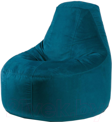 Бескаркасное кресло Kreslomeshki Айтишник XXXL / AV-100x100-BI (темная бирюза) - фото