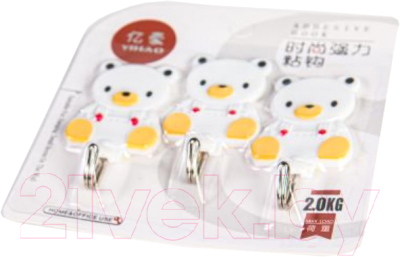 Набор крючков MONAMI Мишка / 27-2887 - фото