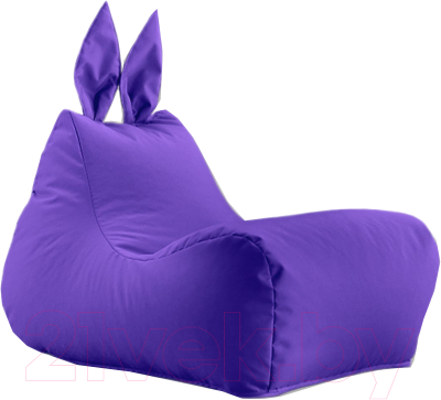 Бескаркасное кресло Kreslomeshki Заяц / З-100x65x85-F (фиалка) - фото