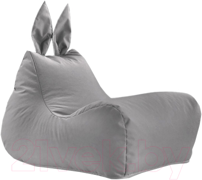 Бескаркасное кресло Kreslomeshki Заяц / З-100x65x85S (серый) - фото