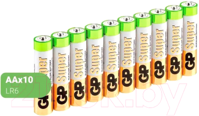 Комплект батареек GP Batteries Super Alkaline АА / GP 15A-2CRB10