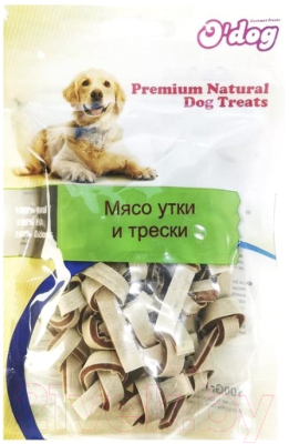 Лакомство для собак O'dog Мясо утки и трески - фото