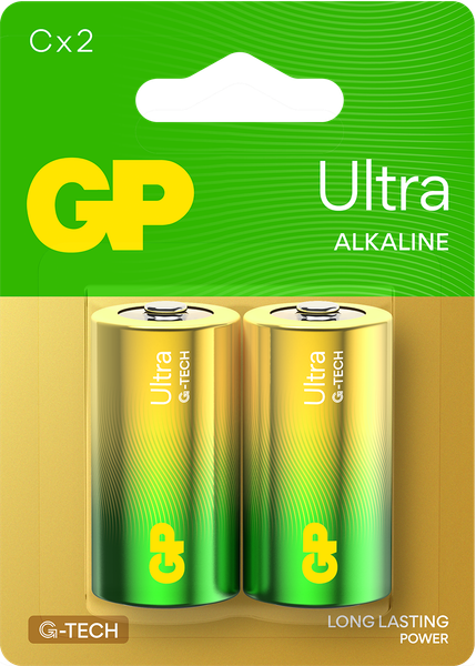 Комплект батареек GP Batteries Ultra Alkaline C / GP 14AU-2CR2 - фото