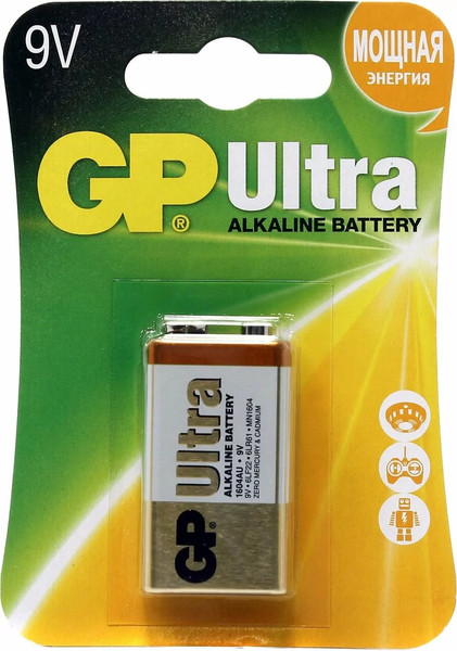 Батарейка GP Batteries Ultra Alkaline АА / GP 1604AU-5CR1 - фото
