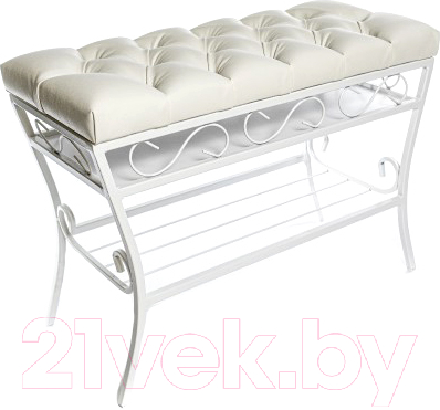 Банкетка Dudo БН-5КС-6 с полочкой под сидением - фото