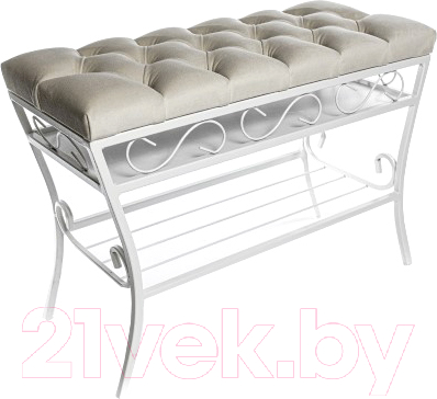 Банкетка Dudo БН-5КС-6 с полочкой под сидением - фото