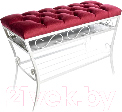 Банкетка Dudo БН-5КС-6 с полочкой под сидением - фото