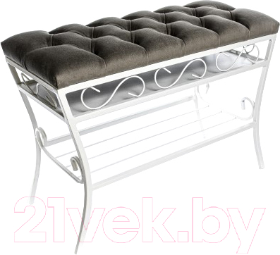 Банкетка Dudo БН-5КС-6 с полочкой под сидением - фото