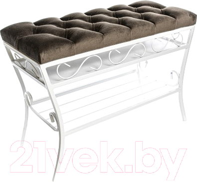 Банкетка Dudo БН-5КС-6 с полочкой под сидением - фото