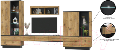 Горка Интерлиния Quartz-7 с подсветкой