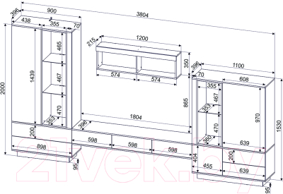 Горка Интерлиния Quartz-7 с подсветкой