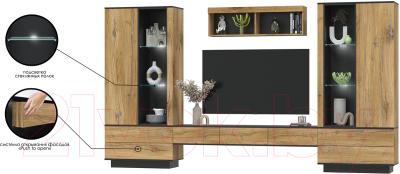 Горка Интерлиния Quartz-9 с подсветкой