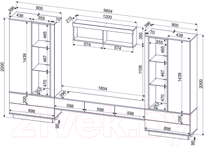 Горка Интерлиния Quartz-9 с подсветкой