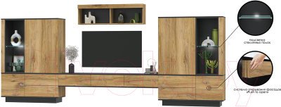 Горка Интерлиния Quartz-11 с подсветкой