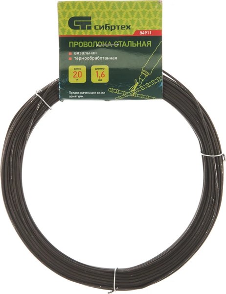 Проволока вязальная СибрТех 84911 - фото